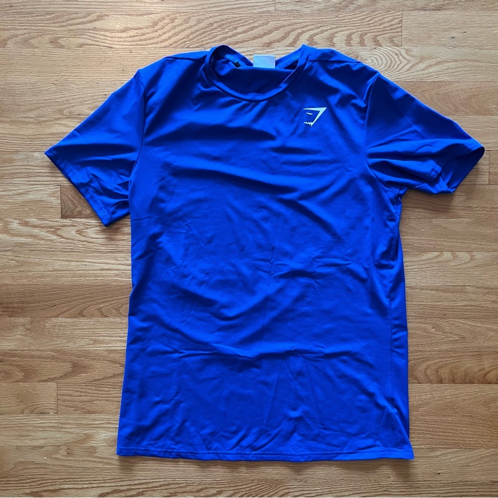 Men’s Gymshark Blue Athletic T-Shirt